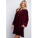 Mini Ruffle Detailing Velvet Dress