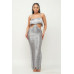 Lux Fringe Maxi Dress
