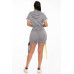 Detachable Zipper Mini Dress