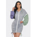 Detachable Zipper Mini Dress