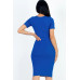 Ribbed Bodycon Midi Dress