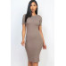 Ribbed Bodycon Midi Dress