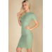 Ribbed Bodycon Midi Dress