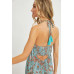 Halter Paisley Border Dress