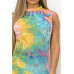 Velvet Burn Out Pattern Sexy Midi Dress