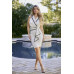 Black N White Color Block Fashion Dress