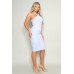 High Cut Racerback Knit Midi Dress