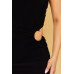 Neck Wrap One Shoulder Bodycon Maxi Dress