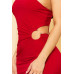 Neck Wrap One Shoulder Bodycon Maxi Dress