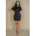 Side Pocket Double Folded Mini Dress
