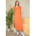 Hidden Pocket Batwing Sleeve V Neck Long Dress