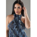 Halter Ruffled Dress