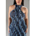 Halter Ruffled Dress