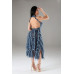 Halter Ruffled Dress