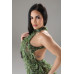 Halter Ruffled Dress