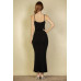 Ribbed Mermaid Hem Camisole Maxi Dress