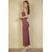 Ribbed Mermaid Hem Camisole Maxi Dress