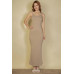 Ribbed Mermaid Hem Camisole Maxi Dress
