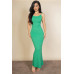 Ribbed Mermaid Hem Camisole Maxi Dress