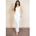 Ribbed Mermaid Hem Camisole Maxi Dress