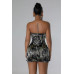 Zipper Closure Stretch Tube Dress
