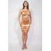Ruched Mini Bodycon Halter Dress