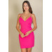 Eyelash Lace Trim Cami Mini Dress