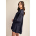 Long sleeve mini dress with lace detail