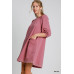 French Terry Mini Dress