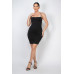 Rhinestones Double-layer Cami Dress