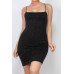 Rhinestones Double-layer Cami Dress