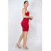 Rhinestones Double-layer Cami Dress