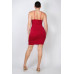 Rhinestones Double-layer Cami Dress