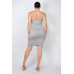 Rhinestones Double-layer Cami Dress