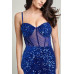 Cecily Teddy Velvet Corset Maxi Dress