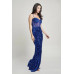 Cecily Teddy Velvet Corset Maxi Dress