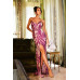 Spaghetti Strap Art Deco Sequins Maxi Dress