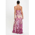 Spaghetti Strap Art Deco Sequins Maxi Dress