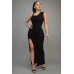 Glitter Slitted Dress