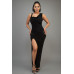 Glitter Slitted Dress
