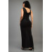 Glitter Slitted Dress