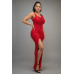 Glitter Slitted Dress