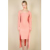 Ribbed Cardigan & Cami Midi Bodycon Dress