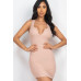 Ribbed Split Neck Tank Mini Dress