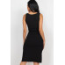 Ribbed Side Slit Tank Midi Dress