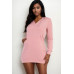 French Terry Hoodie Mini Dress