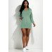 French Terry Hoodie Mini Dress