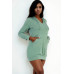 French Terry Hoodie Mini Dress
