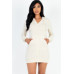 French Terry Hoodie Mini Dress