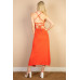 Solid Cami Maxi Slit Dress